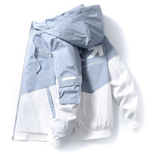 Load image into Gallery viewer, 2020 spring and autumn clothes Men Jacket Size 3XL Outwear Hooded Wadded Coat Slim Parka men's hooded fashion printed jacket